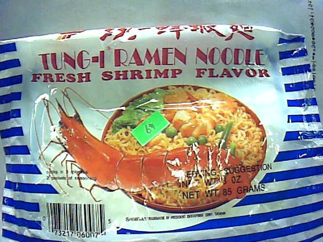 Tung-I Ramen shrimp