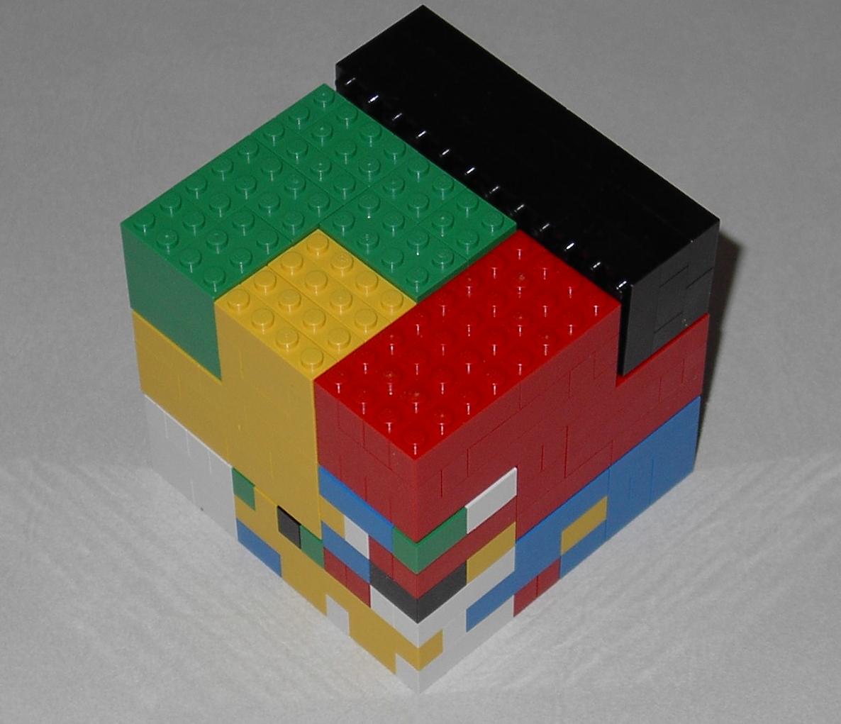 assembled cube puzzle